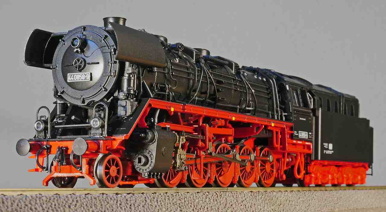 locomotive à vapeur, modèle, échelle h0